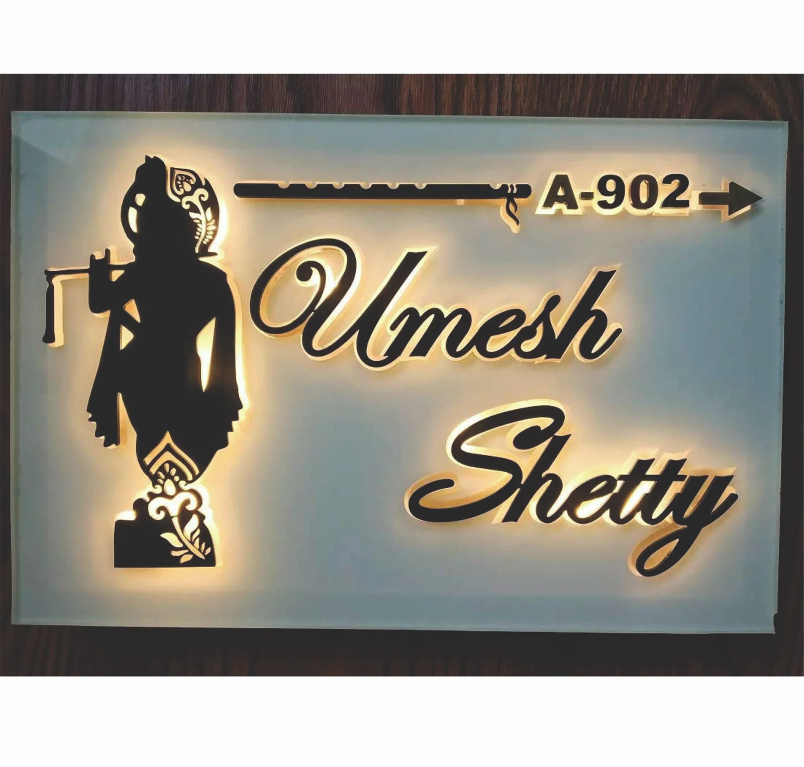 Name Plate Krishna Bhagvan