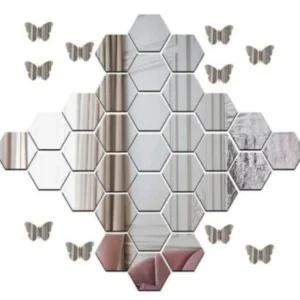 6 Round + Butterfly Mirror