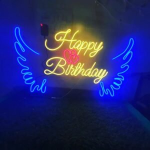 Neon Happy Birthday